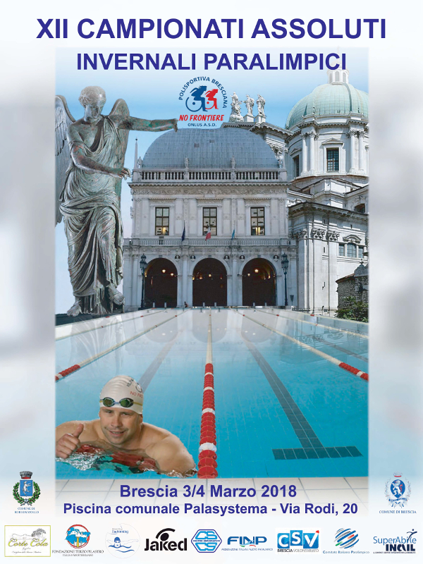 Campionati italiani assoluti invernali di nuoto paralimpico 2018 12a edizione